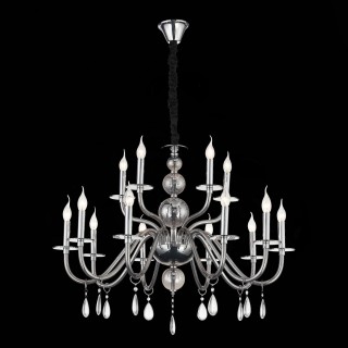 SL1113.403.15 Люстра подвесная ST-Luce Хром, Дымчатый, Прозрачный E14 15*40W SIEMA-foto11