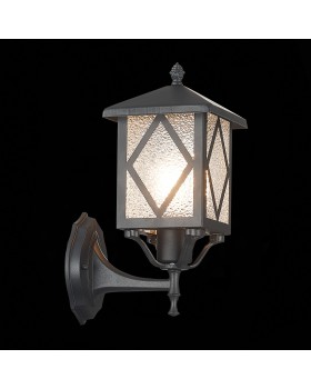 SL084.401.01 Светильник уличный настенный ST-Luce Черный/Черный, Прозрачный E27 1*60W LORNE-foto6