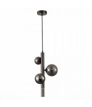 SL1509.403.04 Светильник подвесной ST-Luce Черный/Дымчатый G9 4*5W CIELO-foto2