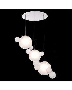 SL1133.503.03 Светильник подвесной ST-Luce Белый,Латунь/Белый E27 3*60W (из 4-х коробок) BOPONE-foto3