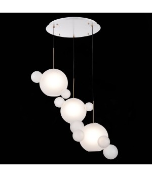 SL1133.503.03 Светильник подвесной ST-Luce Белый,Латунь/Белый E27 3*60W (из 4-х коробок) BOPONE-foto3