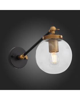 SL234.411.01 Бра ST-Luce Черный, Золото/Прозрачный E27 1*40W VARIETA-foto5