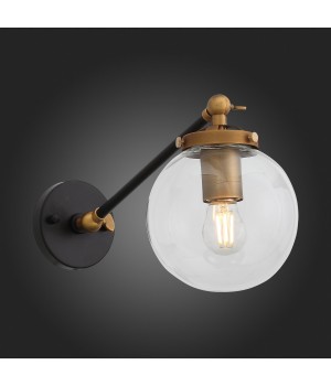 SL234.411.01 Бра ST-Luce Черный, Золото/Прозрачный E27 1*40W VARIETA-foto5