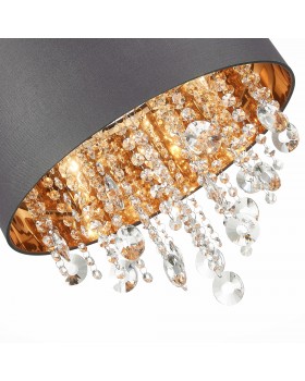 SL1350.703.04 Светильник подвесной ST-Luce Хром/Серый, Золотистый, Прозрачный E14 4*40W LACCHIA-foto10