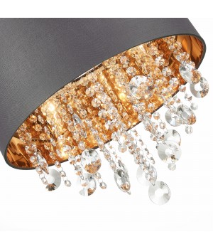 SL1350.703.04 Светильник подвесной ST-Luce Хром/Серый, Золотистый, Прозрачный E14 4*40W LACCHIA-foto10