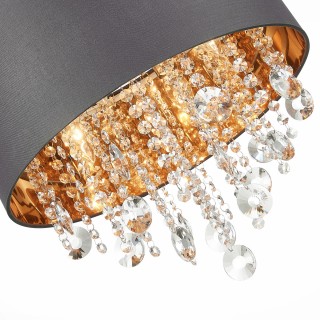 SL1350.703.04 Светильник подвесной ST-Luce Хром/Серый, Золотистый, Прозрачный E14 4*40W LACCHIA-foto10