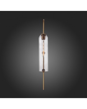 SL1145.341.01 Светильник настенный ST-Luce Латунь/Дымчатый E27 1*60W CALLANA-foto9