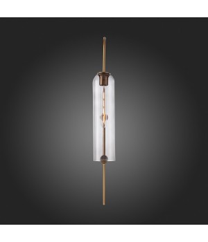 SL1145.341.01 Светильник настенный ST-Luce Латунь/Дымчатый E27 1*60W CALLANA-foto9