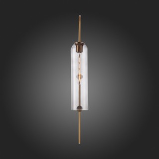 SL1145.341.01 Светильник настенный ST-Luce Латунь/Дымчатый E27 1*60W CALLANA-foto9