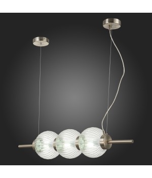 SL1155.113.03 Светильник подвесной ST-Luce Никель/Прозрачный E14 3*40W MARENA-foto3