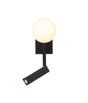 SL1581.401.02 Светильник настенный ST-Luce Черный/Белый LED 2*1+4W 3200K BOTELLI-foto11