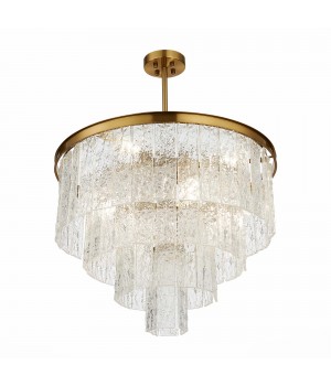 SL1230.302.08 Люстра потолочная ST-Luce Латунь/Прозрачный E14 8*60W STABIA-foto3