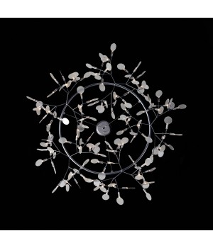 SL379.103.135 Люстра подвесная ST-Luce Серебристый/Белый LED 135*0,3W 3500K RAFINA-foto7