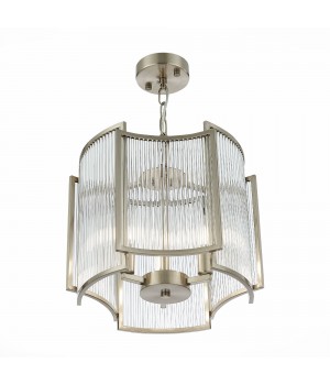 SL1234.103.03 Люстра подвесная ST-Luce Никель/Прозрачный, Никель E14 3*60W Cosenza-foto3