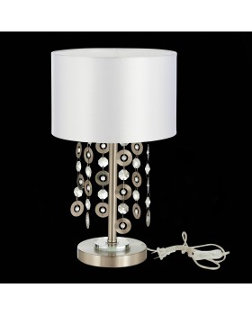 SL1757.104.01 Прикроватная лампа ST-Luce Никель/Белый E14 1*40W KATENA-foto4