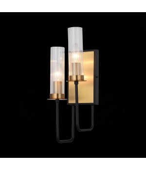 SL336.301.02 Бра ST-Luce Коричневый, Бронза/Прозрачный E14 2*60W DELAVERA-foto8