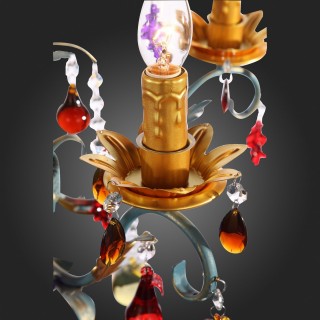 SL426.763.05 Люстра подвесная ST-Luce Разноцветный E14 5*40W JOANNA-foto8