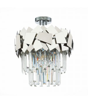 SL1232.102.05 Люстра потолочная ST-Luce Хром/Прозрачный, Хром E14 5*60W CASERTA-foto2