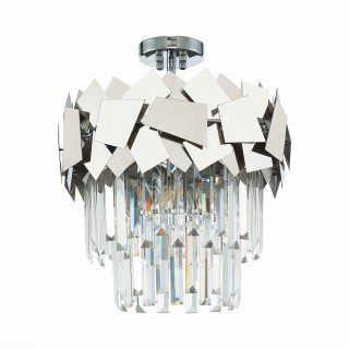 SL1232.102.05 Люстра потолочная ST-Luce Хром/Прозрачный, Хром E14 5*60W CASERTA-foto2