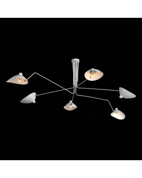 SL305.502.06 Люстра потолочная ST-Luce Белый/Белый E27 5*60W SPRUZZO-foto8