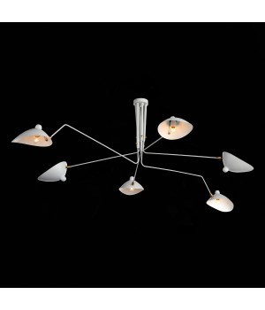 SL305.502.06 Люстра потолочная ST-Luce Белый/Белый E27 5*60W SPRUZZO-foto8