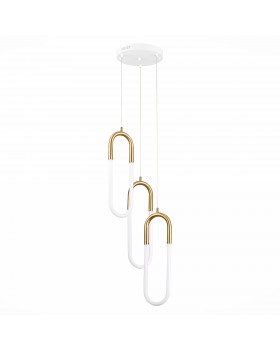 SL1579.303.03 Светильник подвесной ST-Luce Латунь/Латунь, Белый LED 3*14W 3000K MOFISTO-foto2