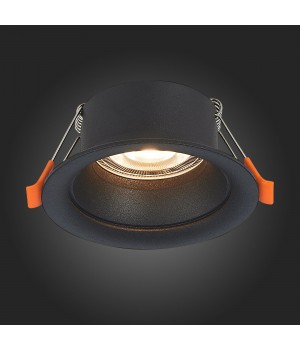 ST200.408.01 Св-к встр. Мат. черный GU10 1*50W D89xH40 220V Без ламп BARRA-foto5