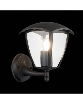 SL081.401.01 Светильник уличный настенный ST-Luce Черный/Черный, Прозрачный E27 1*40W SIVINO-foto4