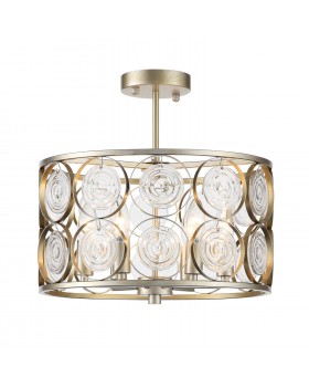 SL1105.202.06 Светильник потолочный ST-Luce Золотистый с патиной/Золотистый, Прозрачный E14 6*60W SERANDA-foto2