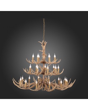 SL153.703.27 Люстра подвесная ST-Luce Светло-коричневый E14 27*40W (из 3-х коробок) RENNA-foto4