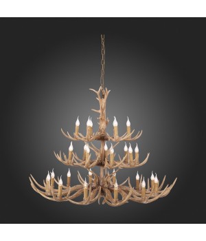 SL153.703.27 Люстра подвесная ST-Luce Светло-коричневый E14 27*40W (из 3-х коробок) RENNA-foto4