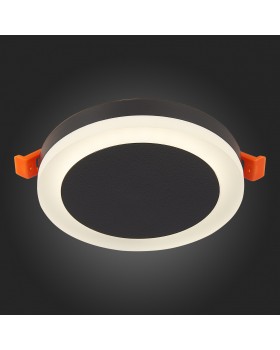 ST104.442.06 Светильник потолочный Черный LED 1*6W 4000K 468Lm Ra>80 120° IP20 D110xH20 170-240V CIAMELLA-foto7