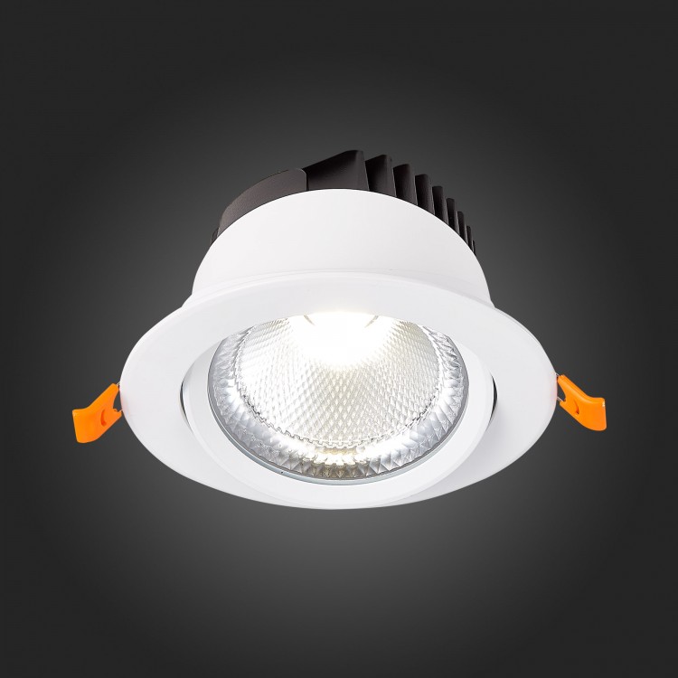 ST211.538.15.24 Св-к встр. Белый LED 1*15W 3000K 1 125Lm Ra80 24° IP20 D109xH65 220-240V MIRO