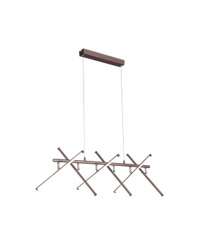 SLD003.303.06 Люстра подвесная ST-Luce Кофейный/Белый LED 6*8W 4000K PIACOD-foto13