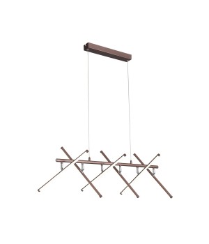 SLD003.303.06 Люстра подвесная ST-Luce Кофейный/Белый LED 6*8W 4000K PIACOD-foto13