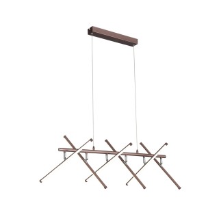SLD003.303.06 Люстра подвесная ST-Luce Кофейный/Белый LED 6*8W 4000K PIACOD-foto13