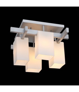 SL541.102.04 Люстра потолочная ST-Luce Серебристый/Белый E27 4*40W CASET-foto2