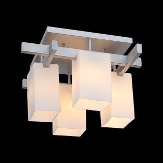 SL541.102.04 Люстра потолочная ST-Luce Серебристый/Белый E27 4*40W CASET-foto2