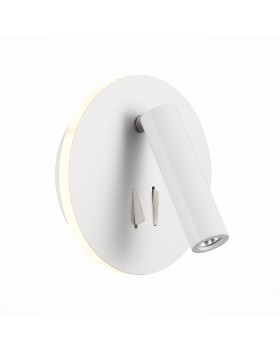 SL1586.513.01 Светильник настенный Белый LED 1*8W 3000K 624Lm Ra>80 24° IP20 L-xW155xH155 170-240V BONDI-foto2