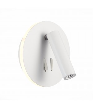 SL1586.513.01 Светильник настенный Белый LED 1*8W 3000K 624Lm Ra>80 24° IP20 L-xW155xH155 170-240V BONDI-foto2