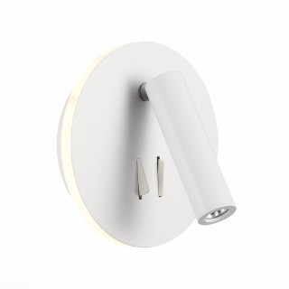 SL1586.513.01 Светильник настенный Белый LED 1*8W 3000K 624Lm Ra>80 24° IP20 L-xW155xH155 170-240V BONDI-foto2