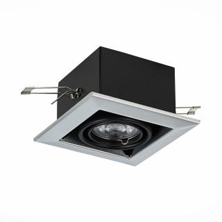 ST250.148.01 Св-к встр. Черный GU10 1*50W  L126xW126xH70 220V Без ламп HEMI-foto2