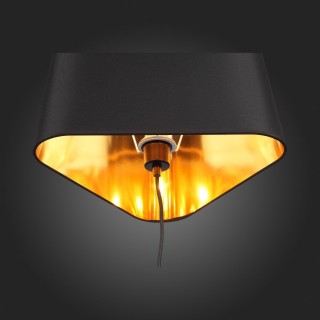 SL1110.413.01 Светильник подвесной ST-Luce Черный/Золотистый,Черный E27 1*40W AMBRELA-foto3