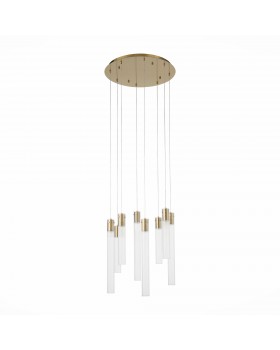 SL1229.303.08 Люстра подвесная ST-Luce Латунь/Прозрачный GU10 8*5W Terni-foto2