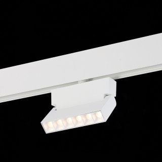 ST362.536.06 Магнитный трековый светильник белый LED 1*6W 3000K 532Lm Ra>80 36° IP20 L120xW22xH134 48V ANDRE-foto4