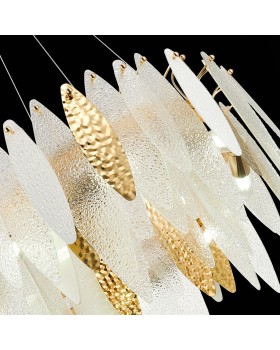 SL1224.203.08 Люстра подвесная ST-Luce Золотистый/Прозрачный, Белый E14 8*60W LASTRA-foto6