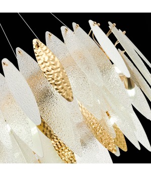 SL1224.203.08 Люстра подвесная ST-Luce Золотистый/Прозрачный, Белый E14 8*60W LASTRA-foto6