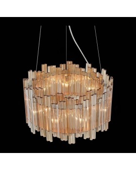 SL400.103.09 Люстра подвесная ST-Luce Хром/Янтарный G9 9*5W VERSITA-foto7