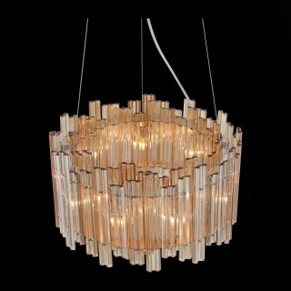 SL400.103.09 Люстра подвесная ST-Luce Хром/Янтарный G9 9*5W VERSITA-foto7