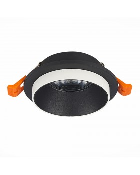 ST206.408.01 Св-к встр. Мат. черный GU10 1*50W D92xH41 220V Без ламп CHOMIA-foto2